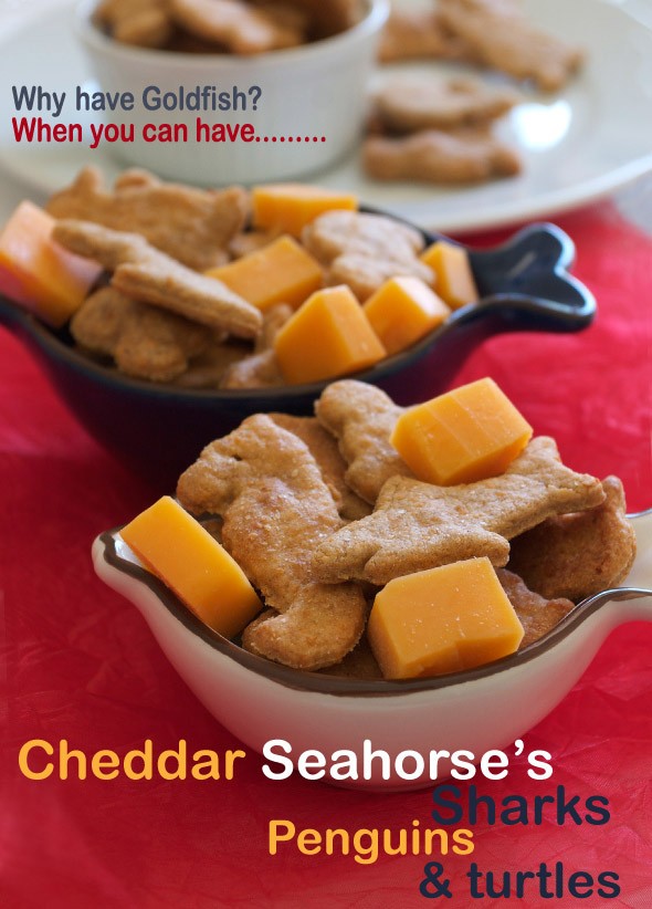 Cheddar Cheese “Goldfish”
