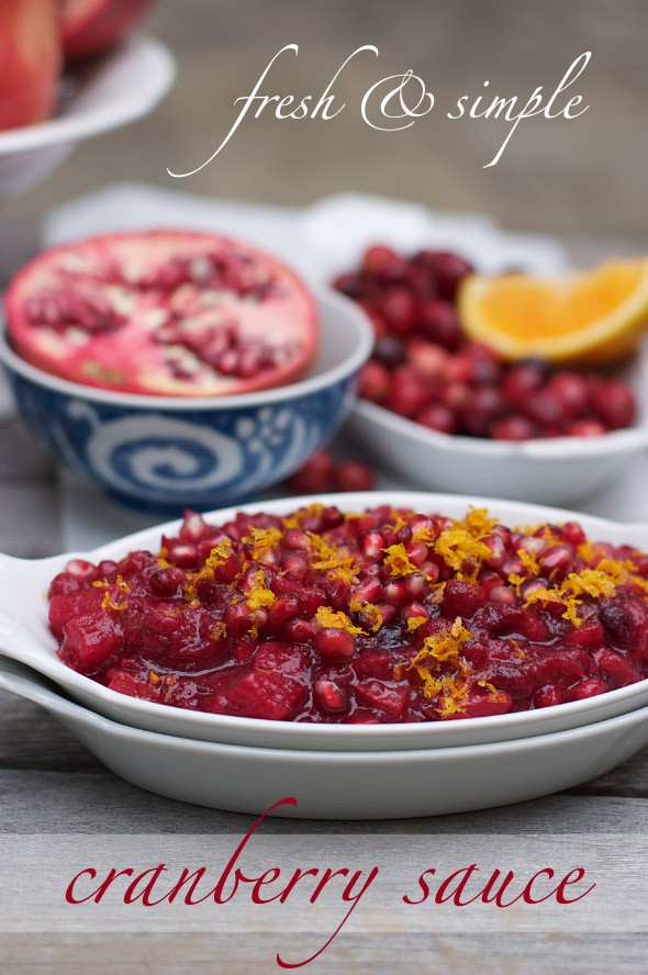 Thanksgiving & holiday cranberry sauce recipe for the home cook.