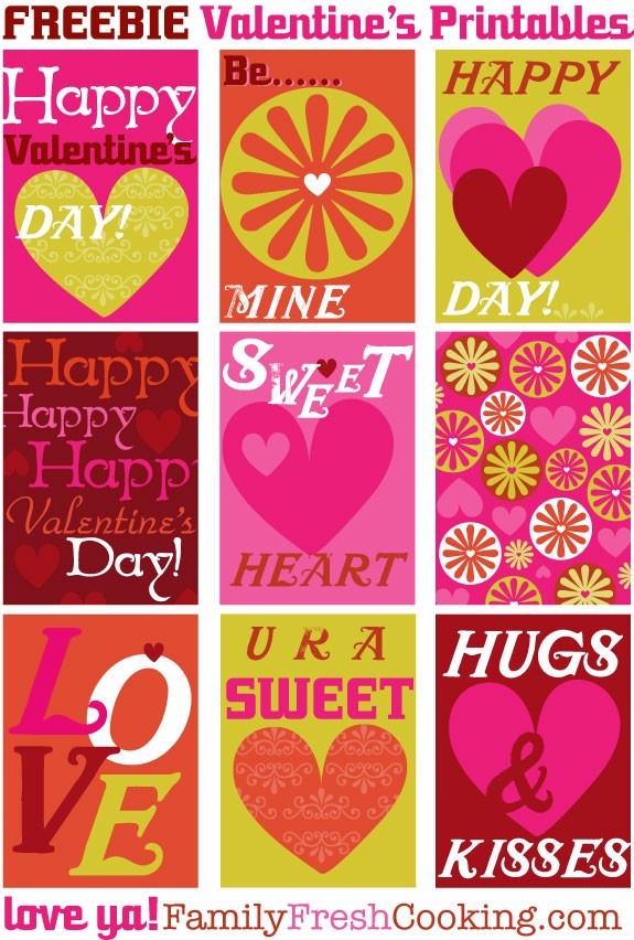 Mini Classroom Valentines *Freebie Printables* on ...