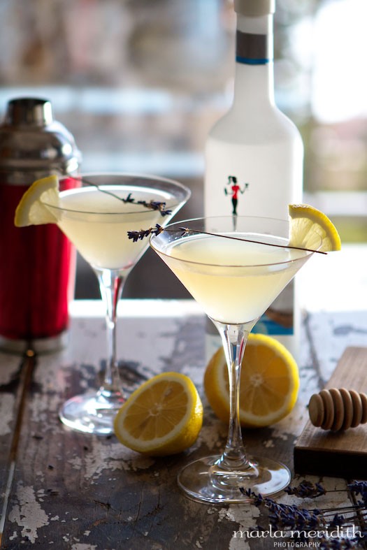 Honey Bee Martini | a Skinny Cocktail | Recipe on FamilyFreshCooking.com Honey Bee Martini | a Skinny Cocktail | Recipe on FamilyFreshCooking.com