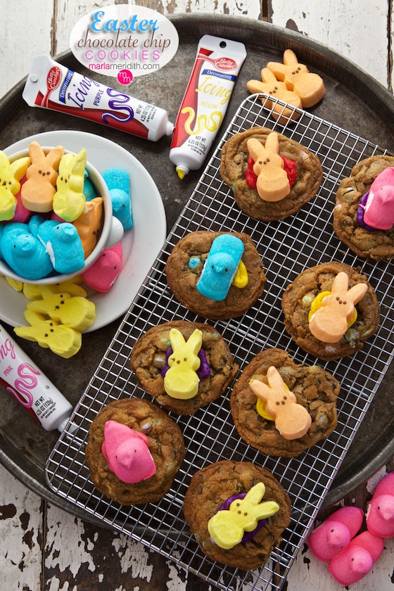 Easter Chocolate Chip Cookies